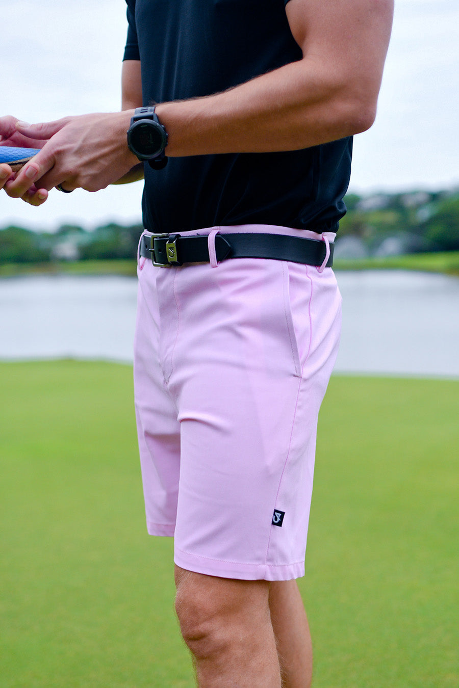 CA Flow Golf Shorts | Pink