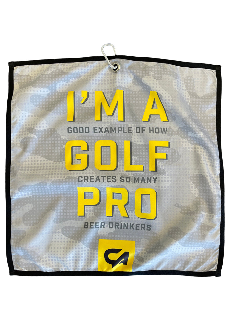 CA Microfiber Golf Towel | Pro Golfer