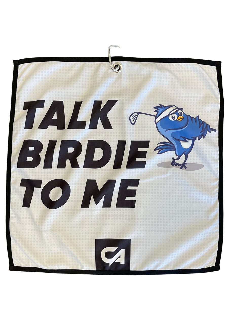 CA Microfiber Golf Towel | Talk Birdie To Me