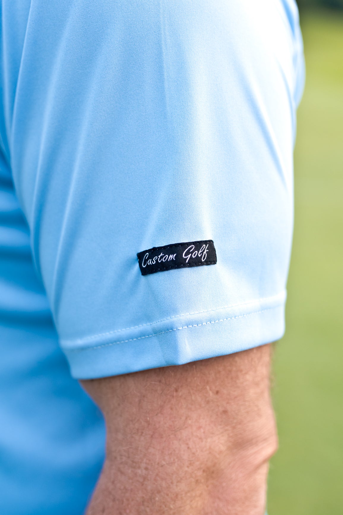 CA Iconic Golf Shirt | Sky Blue