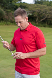 CA Iconic Golf Shirt | Red