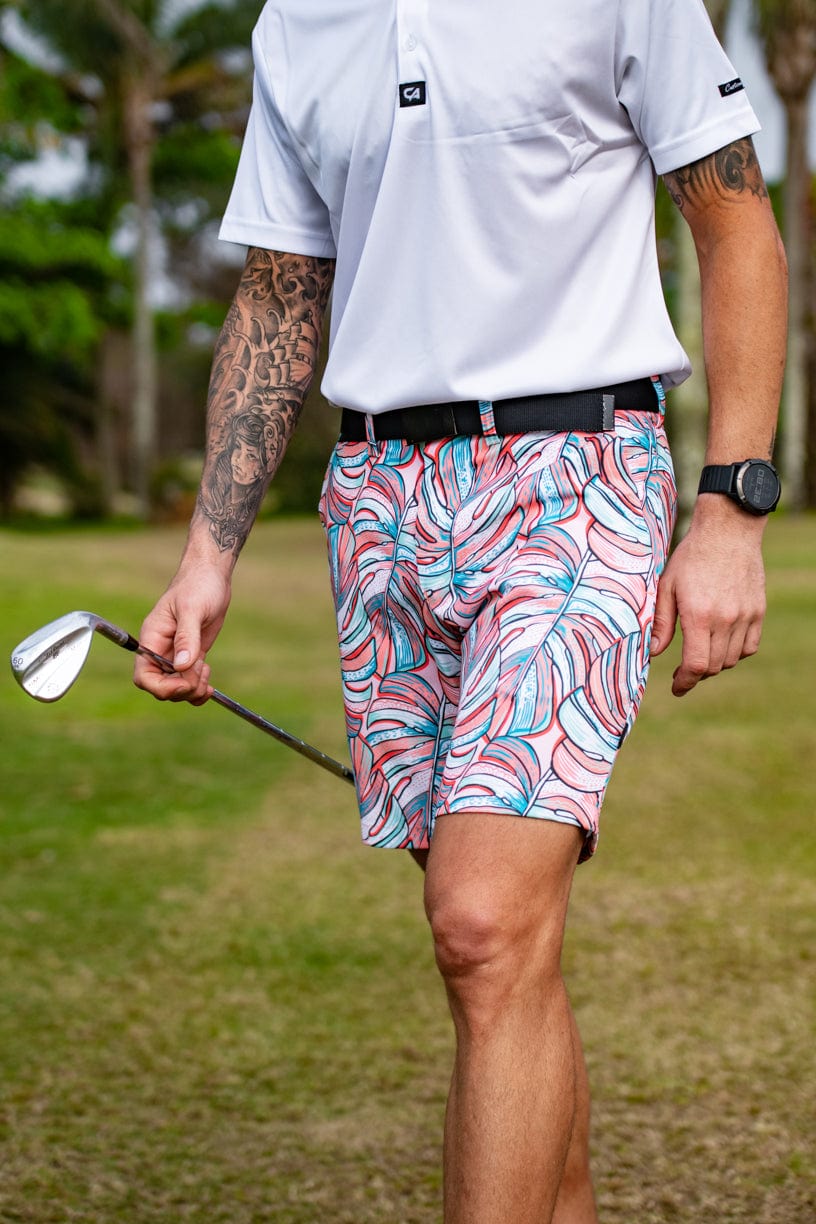 CA Funky Golf Shorts | Monster Leaf