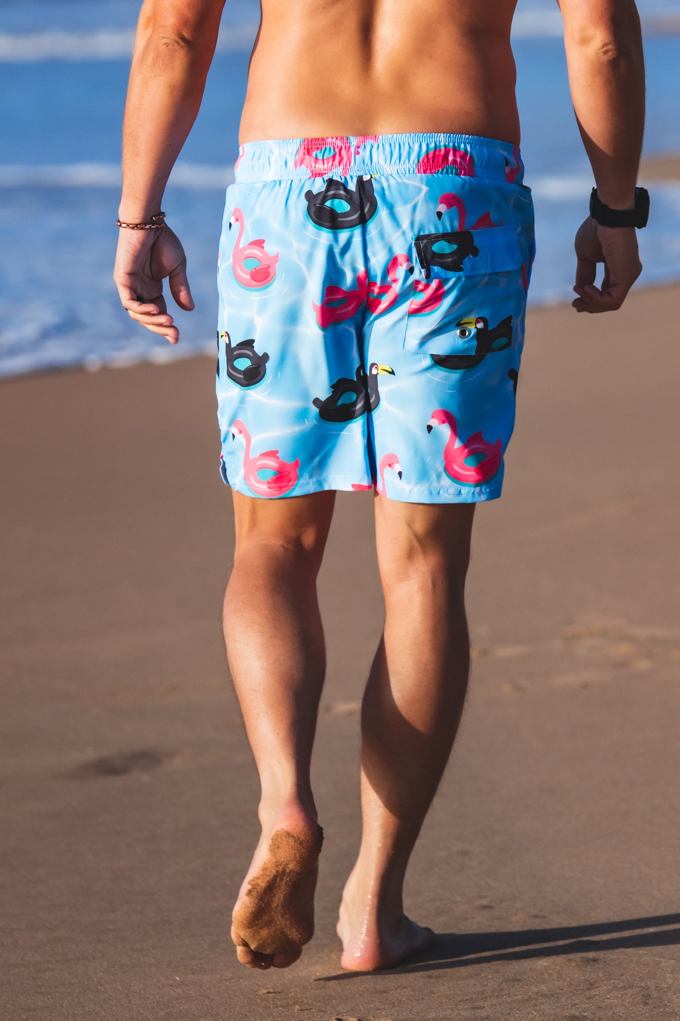 CA Hybrid Board Shorts | Flamingo/Toucan Floats