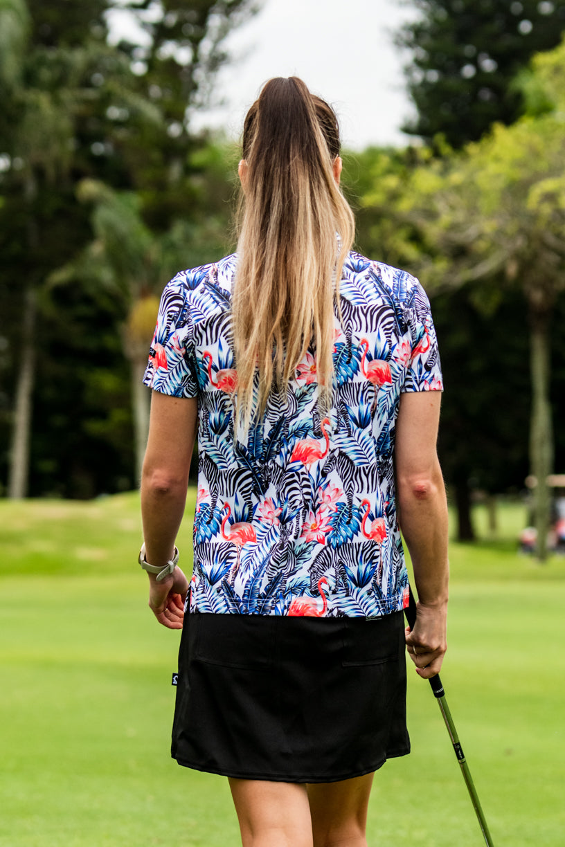 CA Ladies Funky Golf Shirt | Mingos & Zebbies