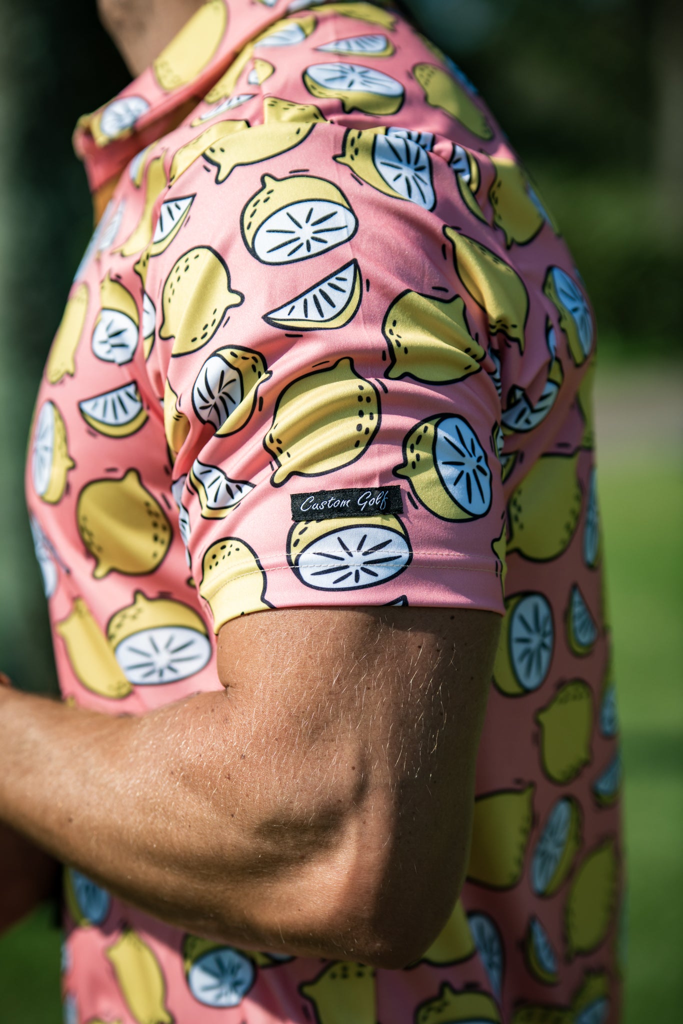 CA Funky Golf Shirt | Peachy Lemons