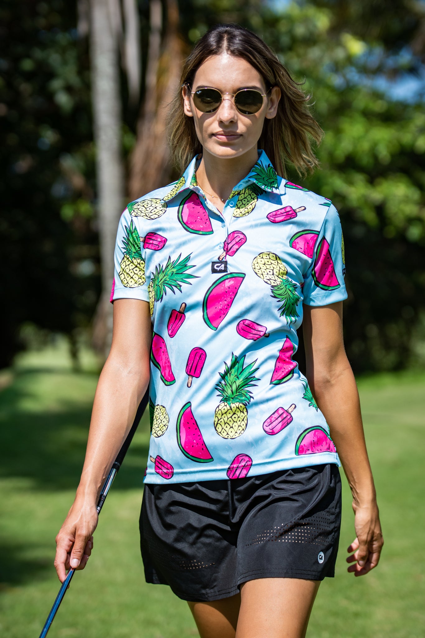 CA Ladies Funky Golf Shirt | Tropical Dream