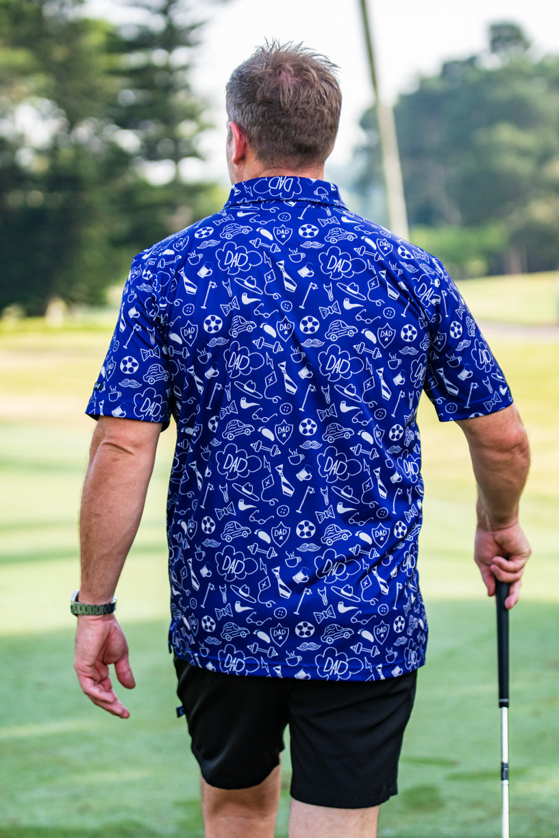 CA Funky Golf Shirt | Best Dad