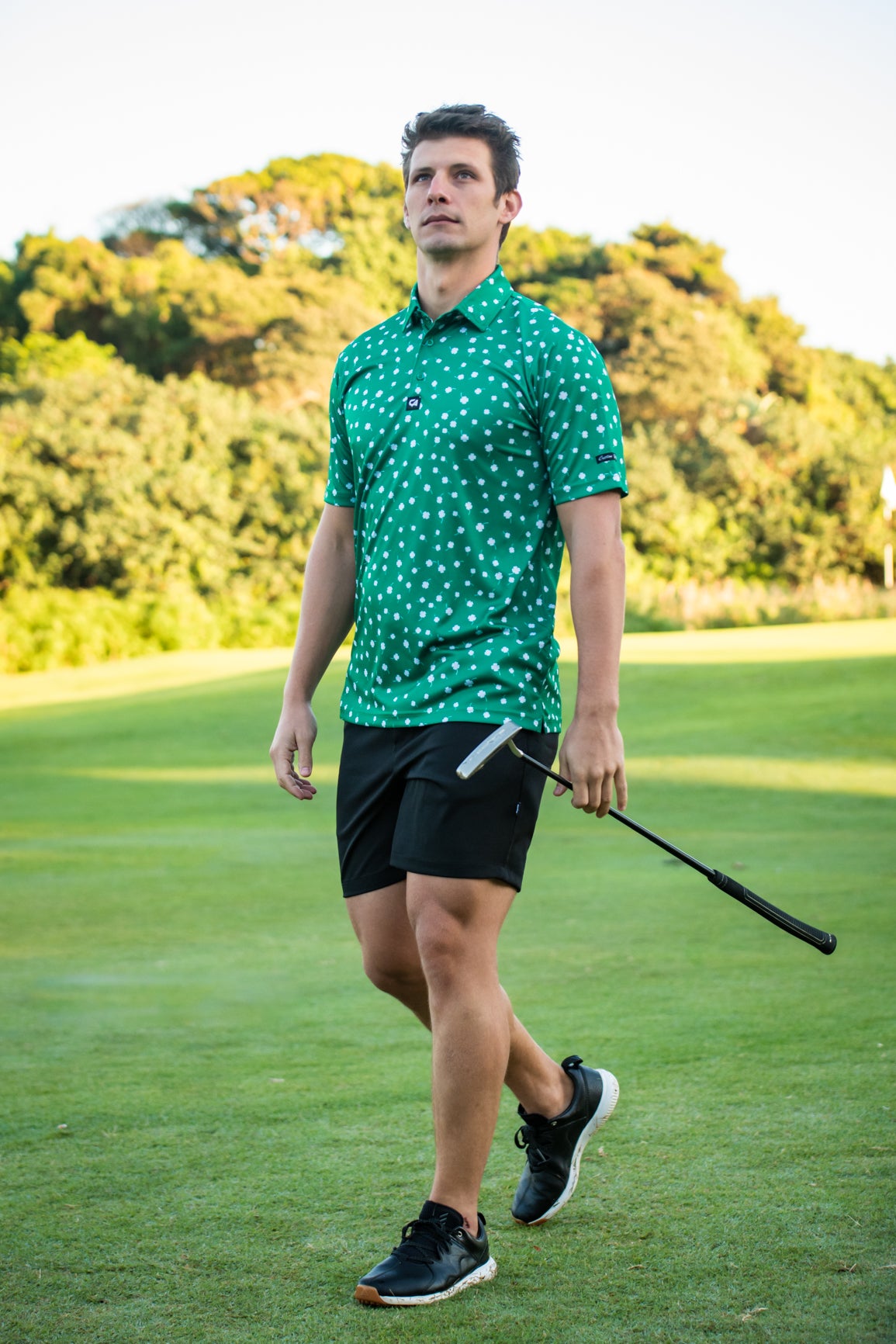 CA Funky Golf Shirt | Luck Of The Irish