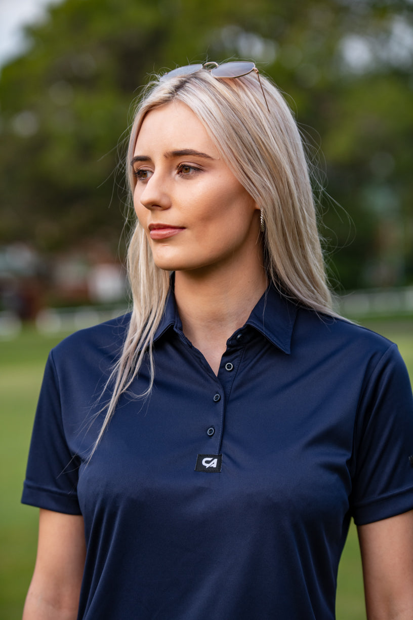 CA Ladies Iconic Golf Shirt | Navy