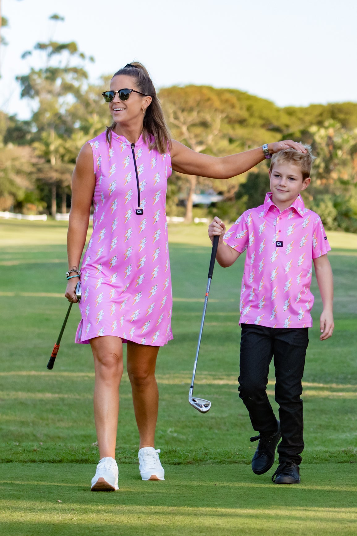 CA Funky Golf Dress | Pink Lightning