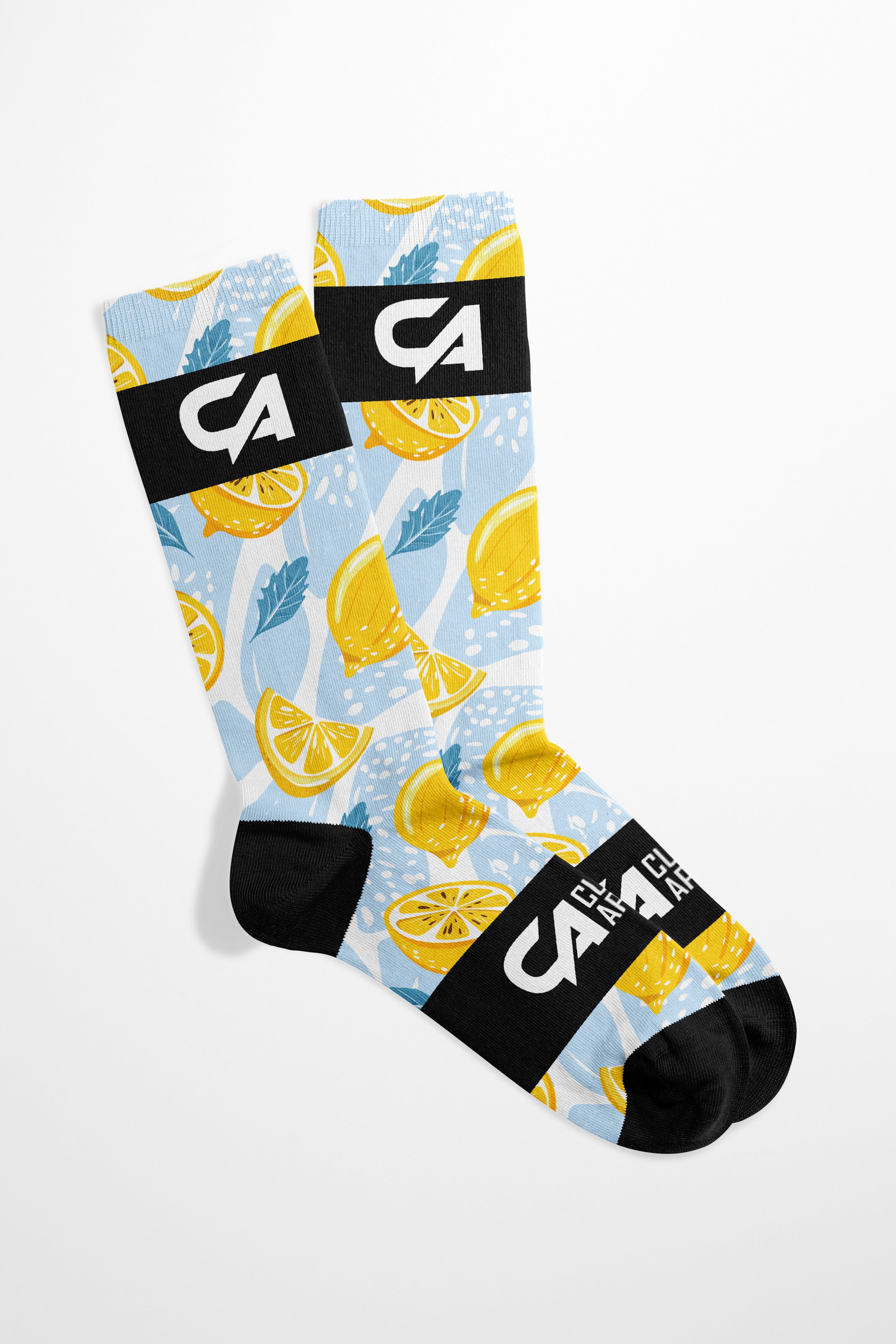 CA Funky Socks | Lemon Zest