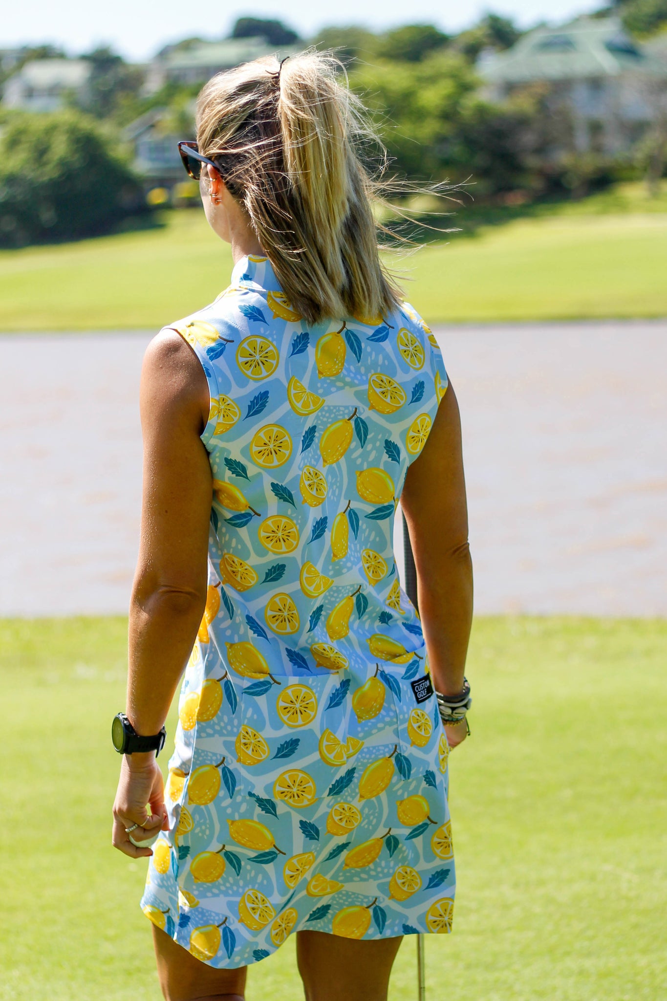 CA Funky Golf Dress | Lemon Zest