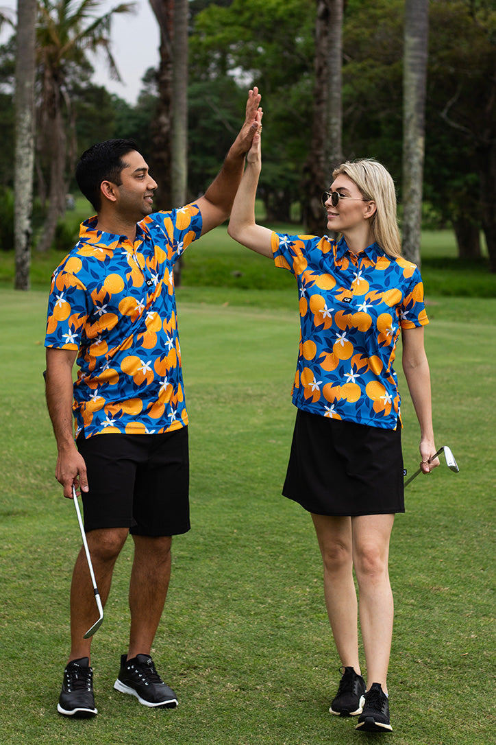 CA Ladies Funky Golf Shirt | Oh So Citrusy