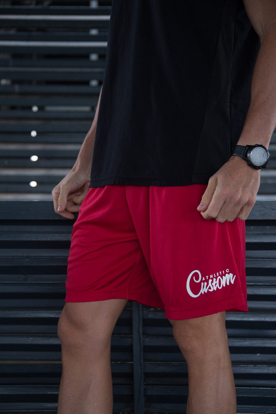 Custom Elite Shorts | Red